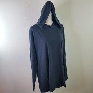 X-Ray Mens Black Soft Stretch Long Sleeve Hoodie